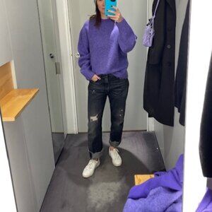 COS Purple Blend Sweater, Size XS